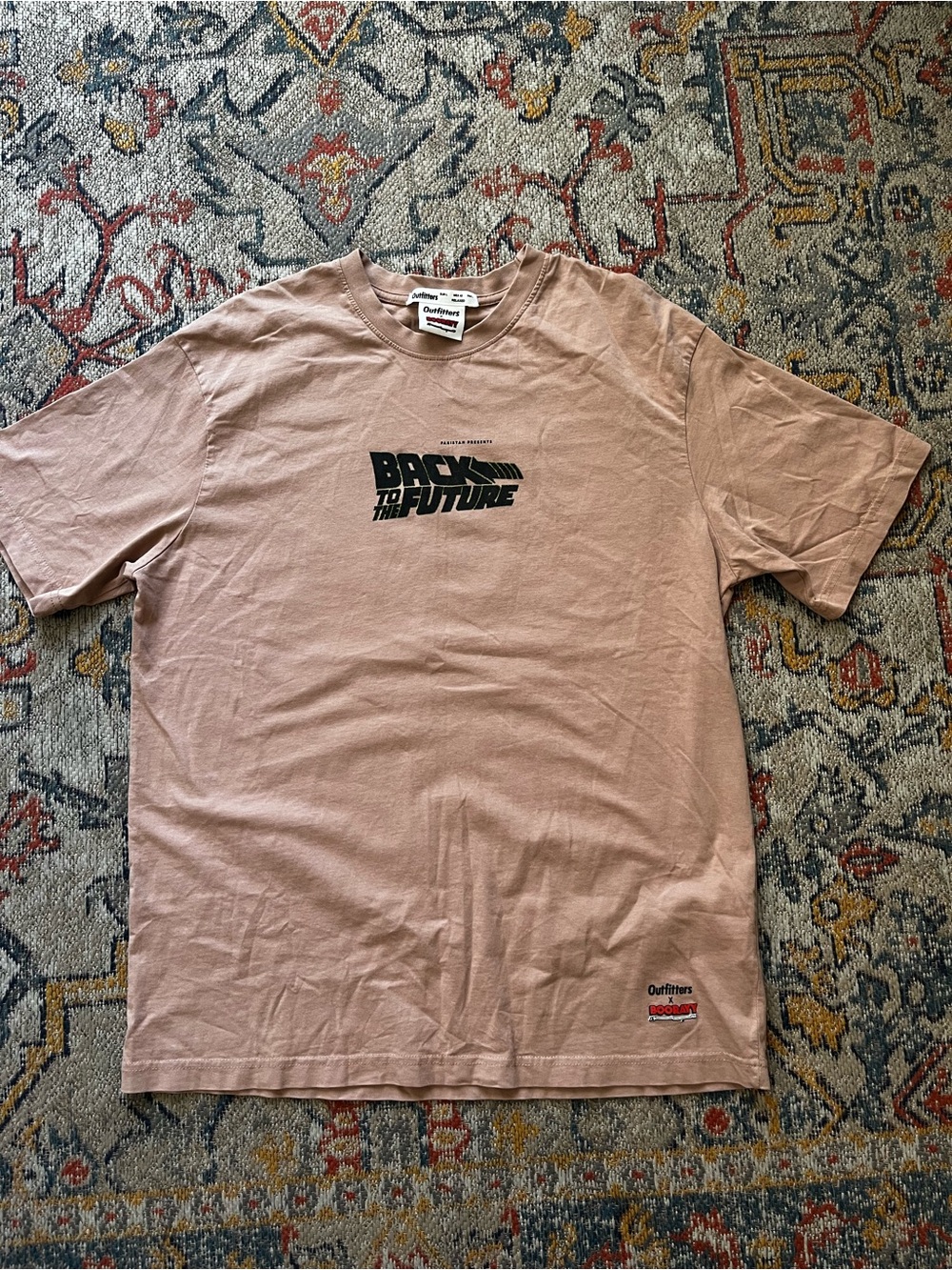 Back to the Future Graphic Tee - Dusty Pink